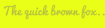 Image with Font Color B8C53D and Background Color E9FF18
